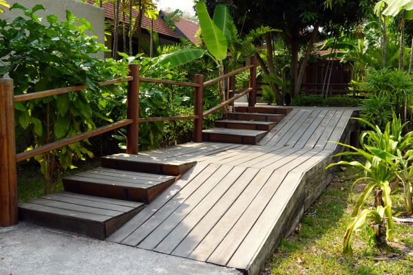 Wood Ramp Installation in Santa Monica
