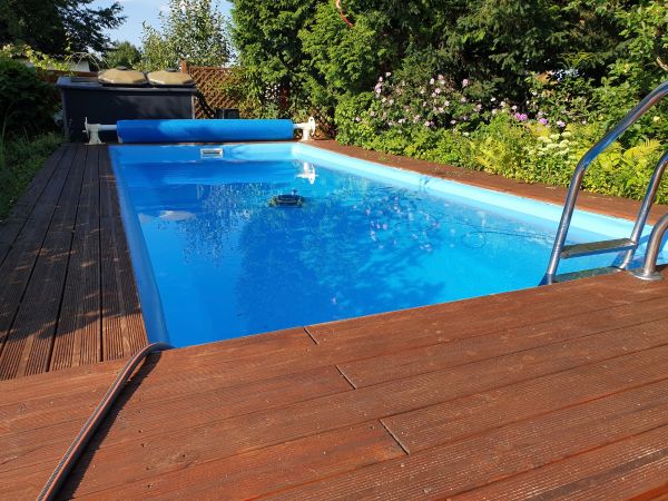 Poolside Deck Installation